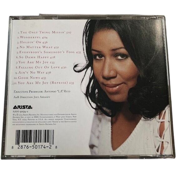 Aretha Franklin - So Damn Happy (2003, CD) GOOD - Picture 2 of 4